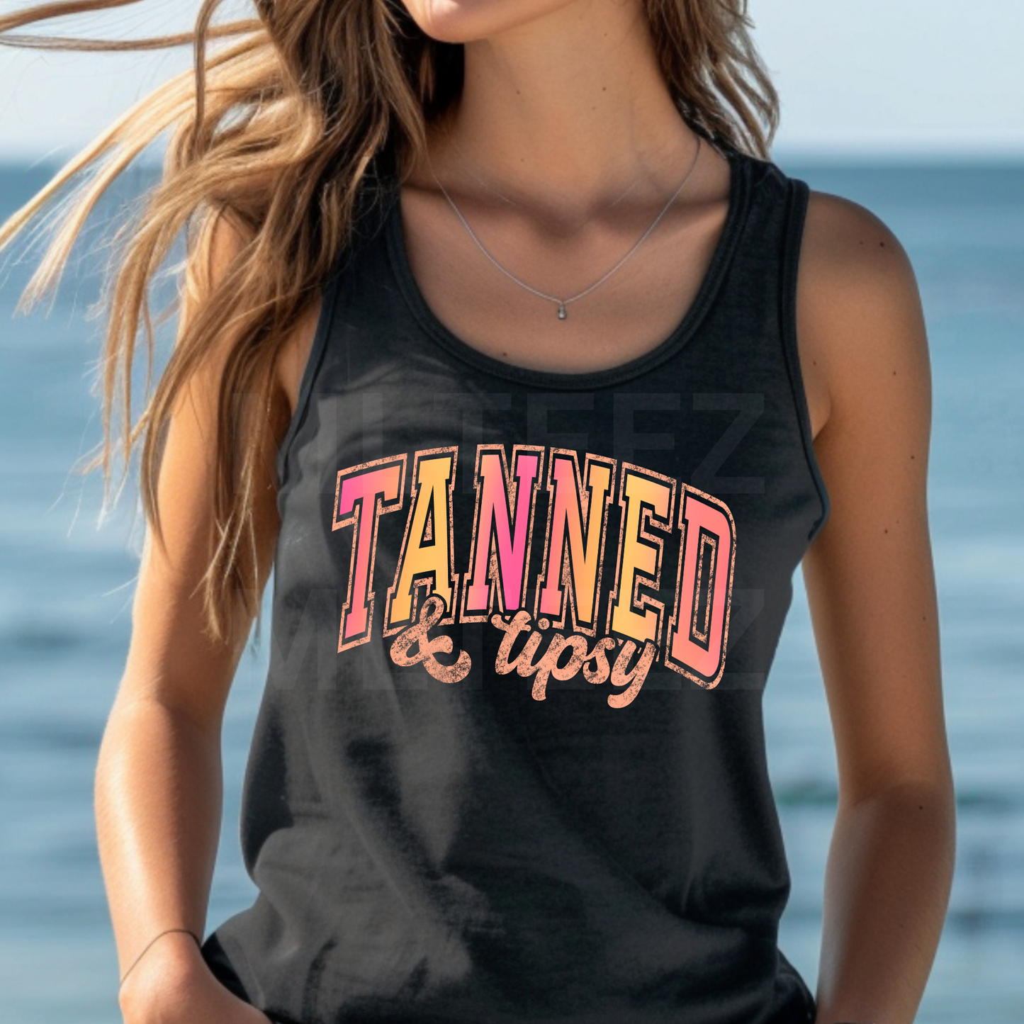 Tanned & Tipsy (2) DTF Direct To Film