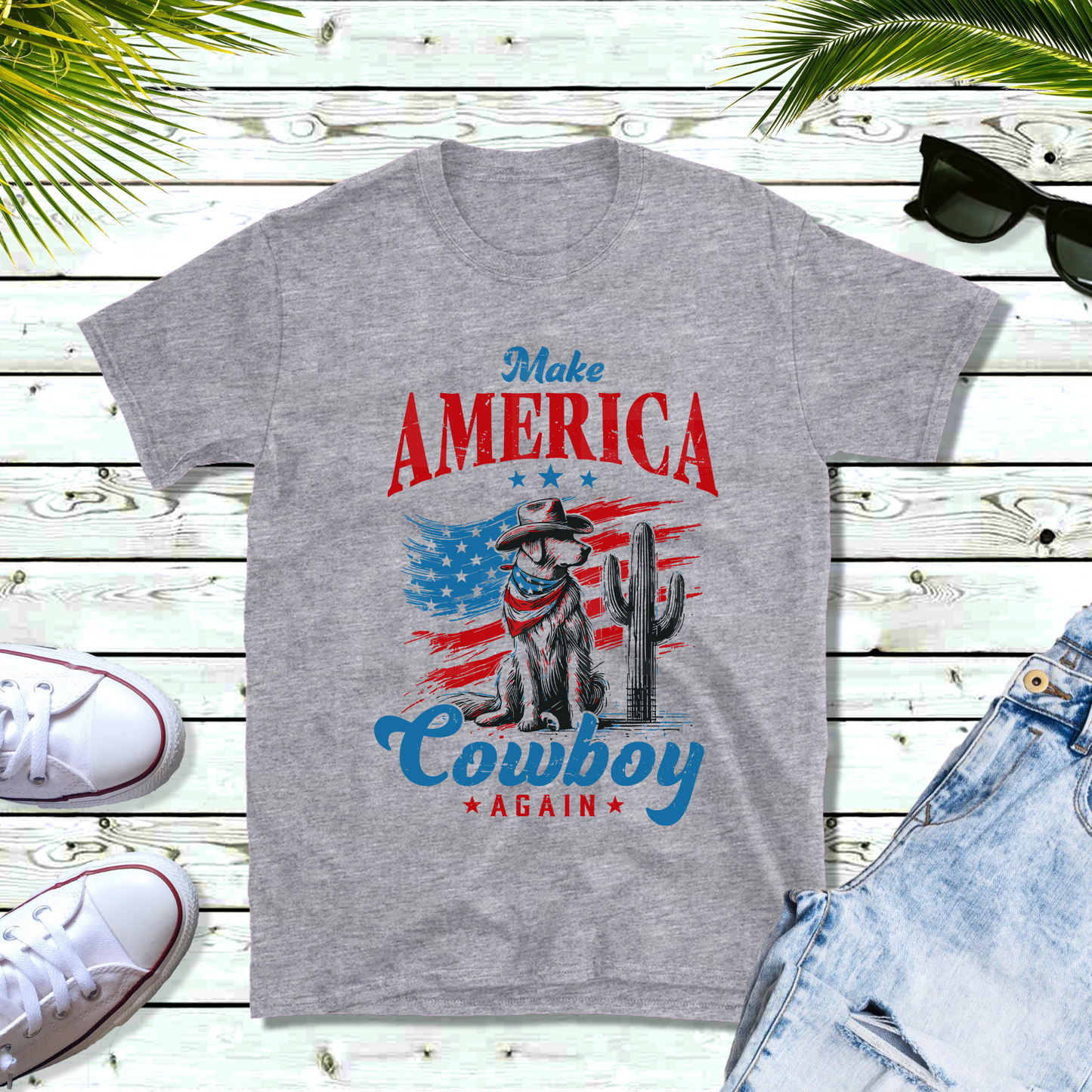 Make America Cowboy Again (2) DTF Direct To Film