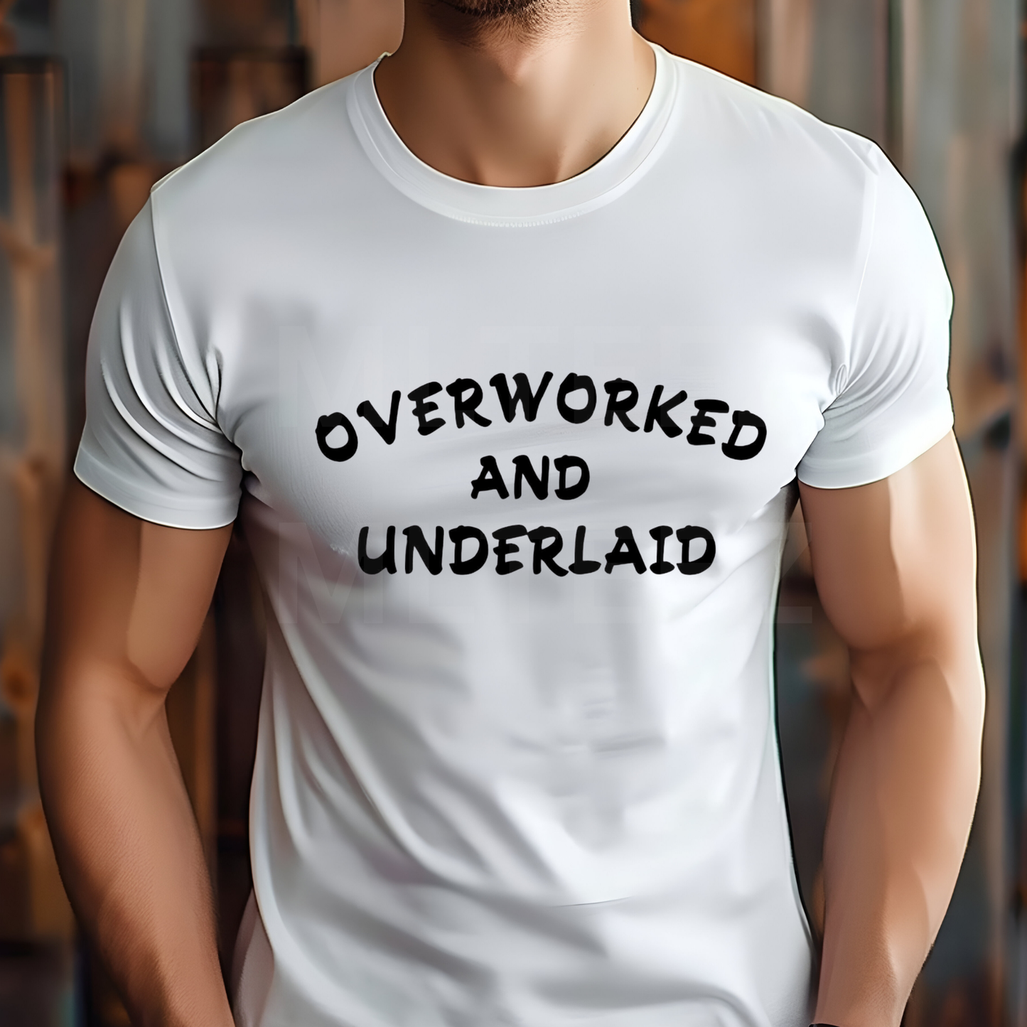 Overworked And Underlaid (1) DTF Direct To Film