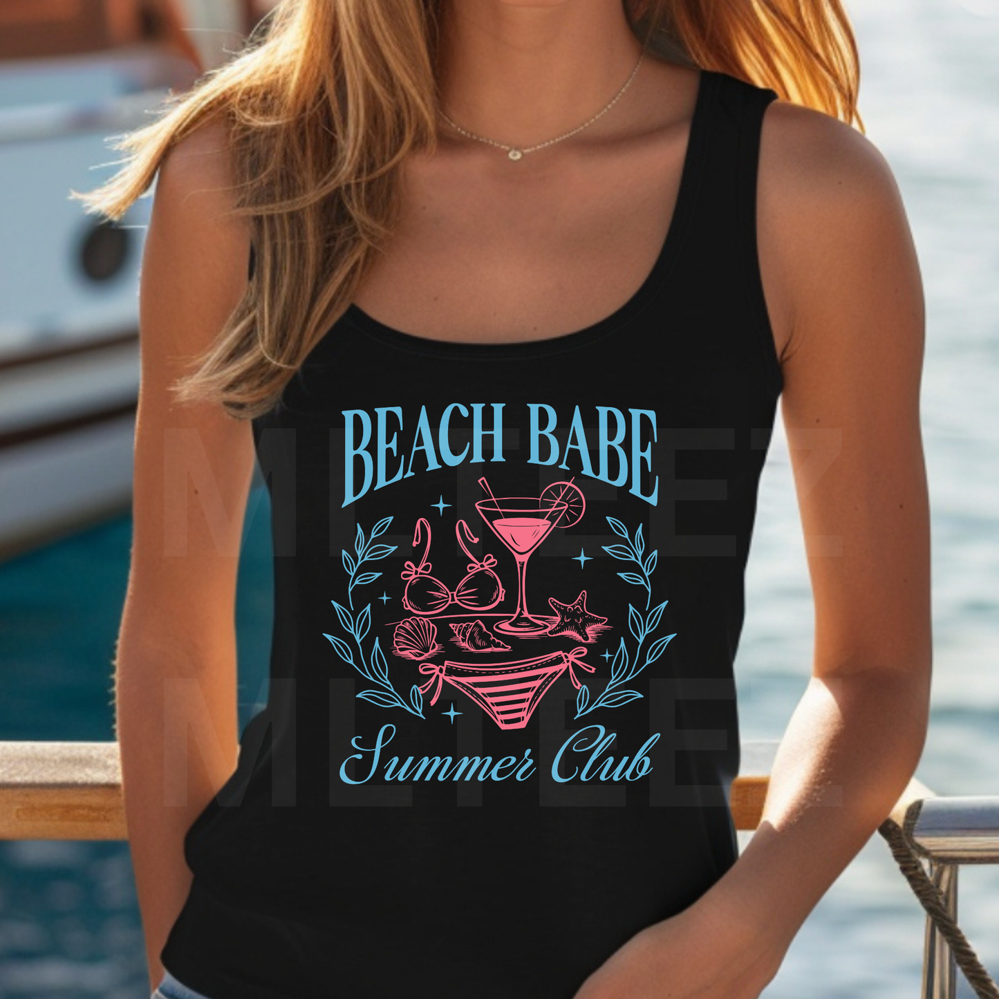 Beach Babe Summer Club (1) DTF Direct To Film