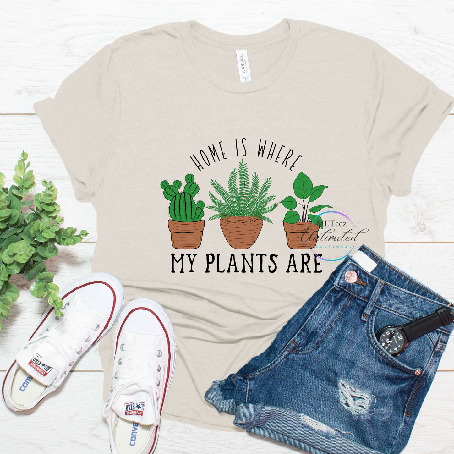 Home Is Where My Plants Are DTF Direct To Film
