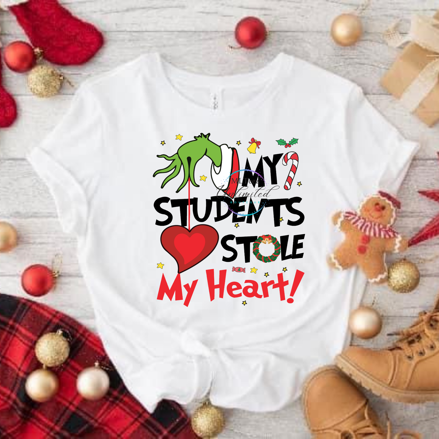 My Students Stole My Heart (Big Green Man) (1) DTF Direct To Film