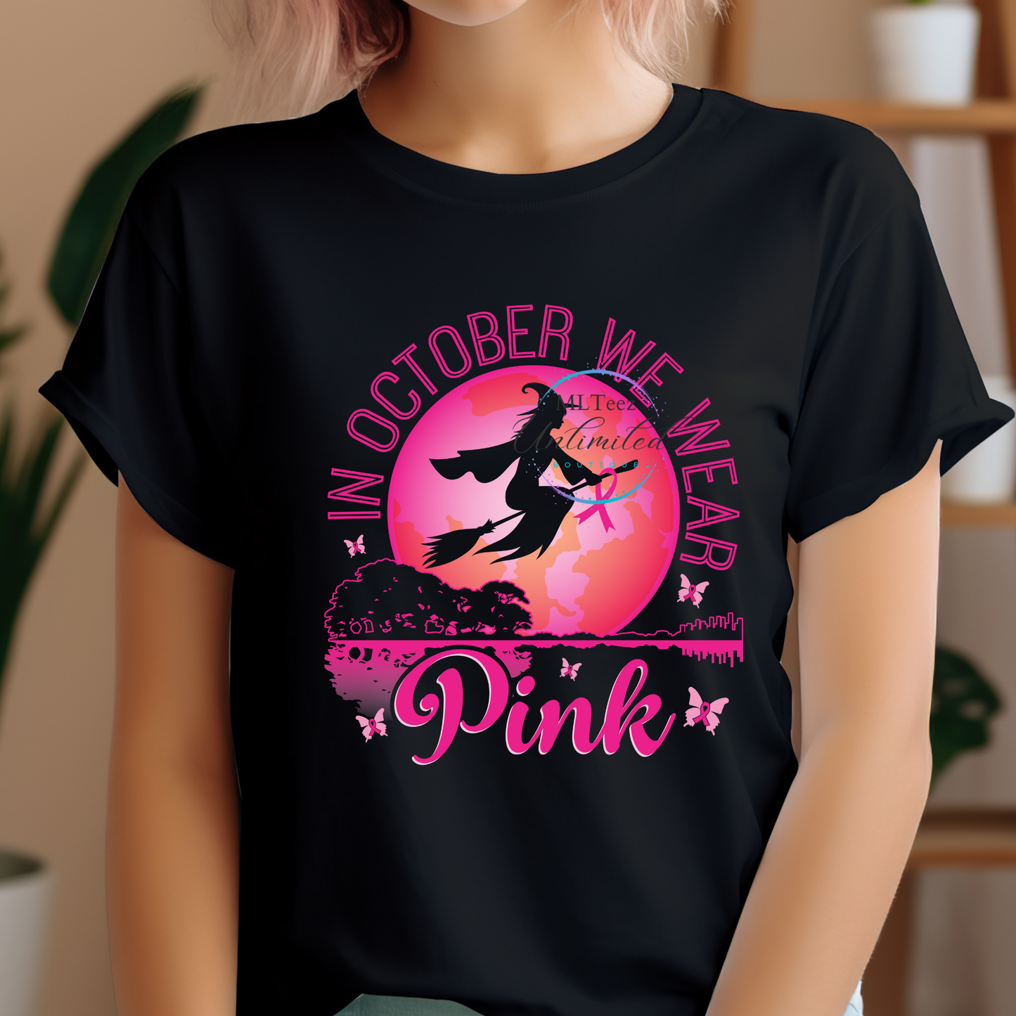 In October We Wear Pink (Breast Cancer) (5) DTF Direct To Film