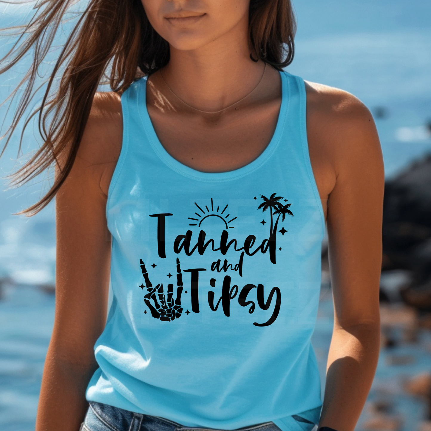 Tanned & Tipsy (7) DTF Direct To Film