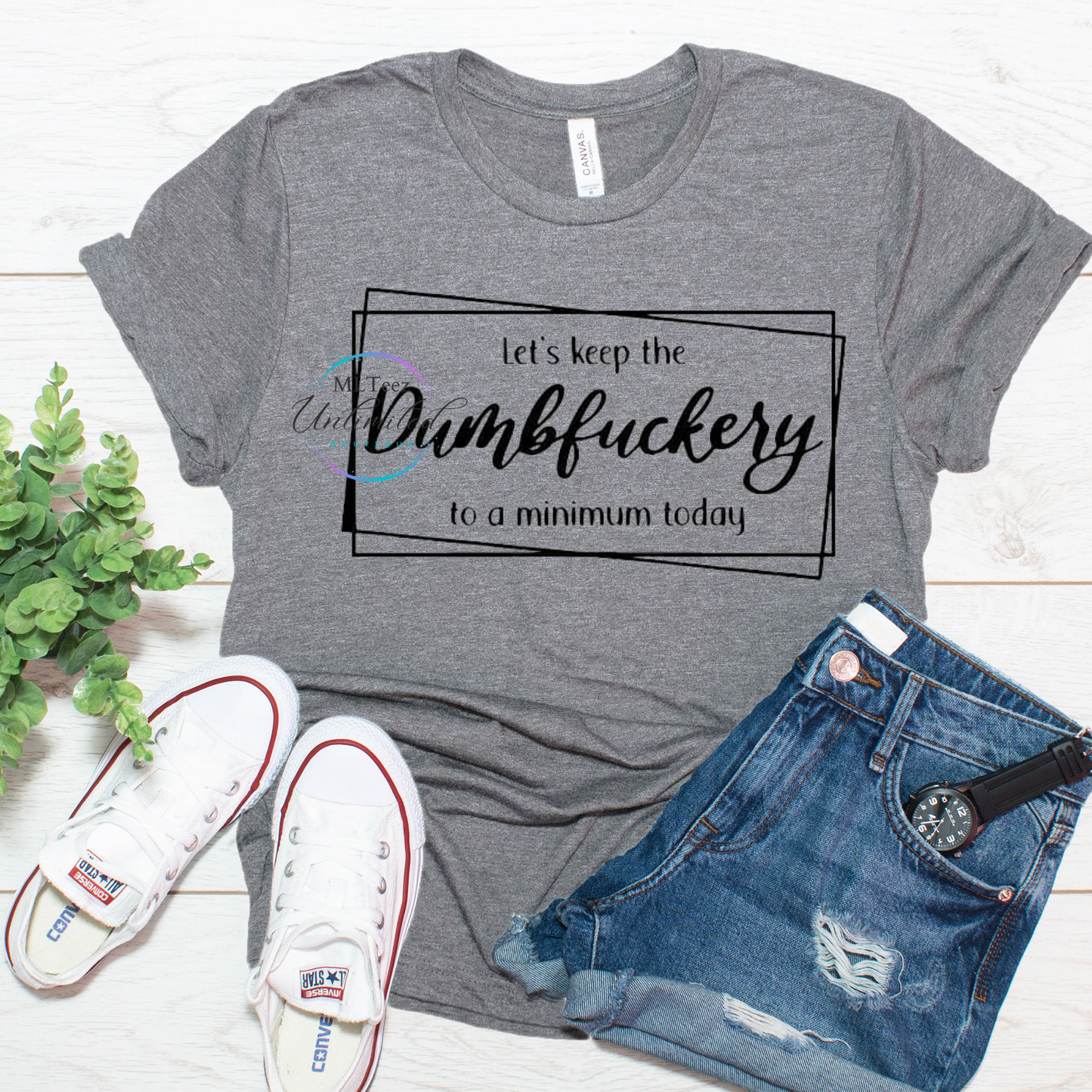 Let's Keep The Dumbfuckery To a Minimum Today (2) DTF Direct To Film