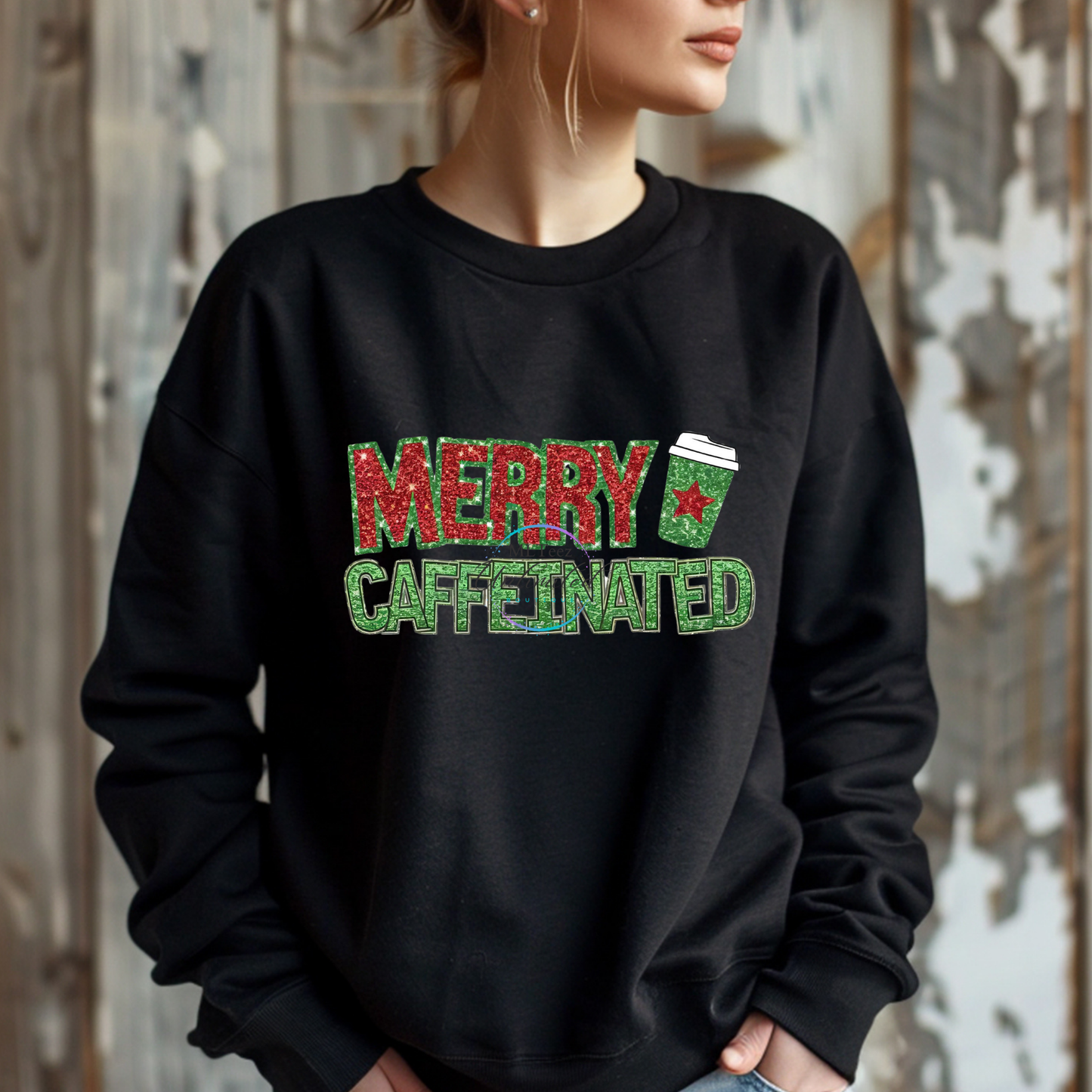 Merry Caffeinated DTF Direct To Film