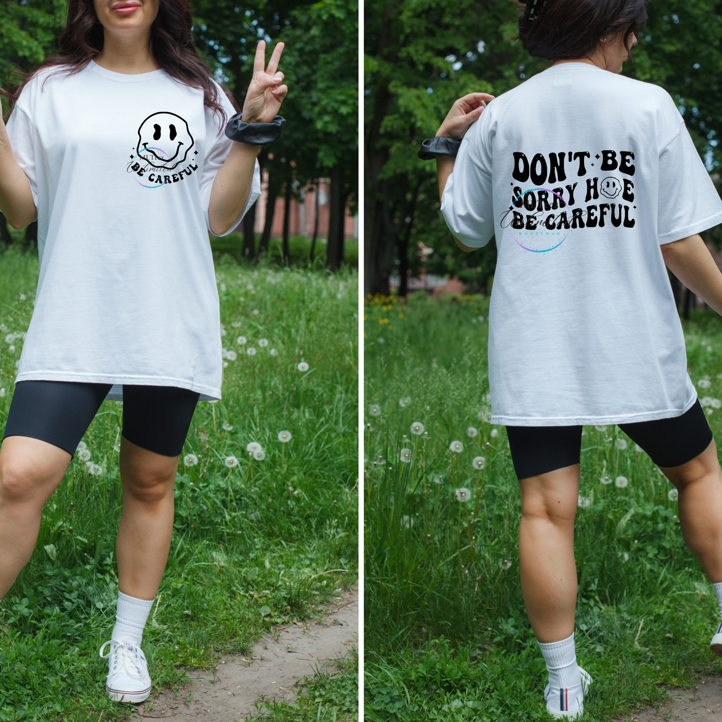 Don't Be Sorry Hoe Be Careful (Pocket) DTF Direct To Film