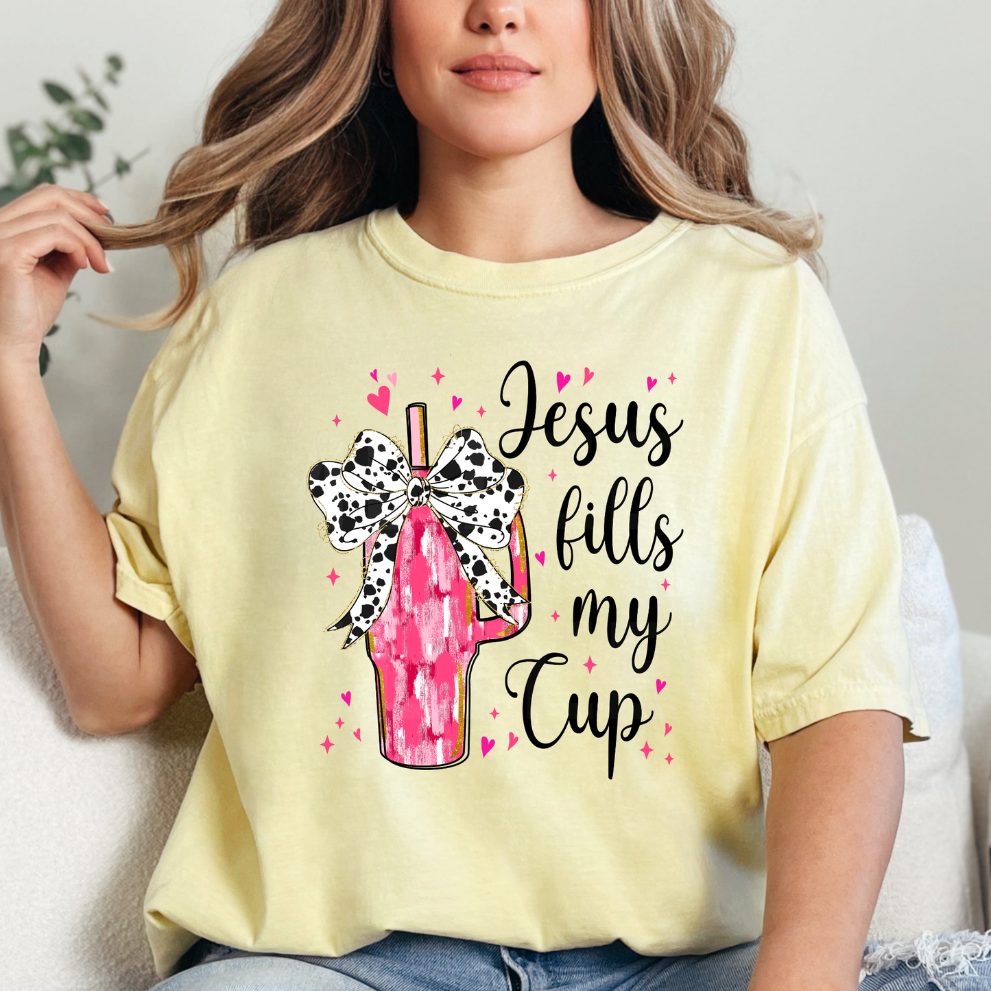 Jesus Fills My Cup (3) DTF Direct to Film