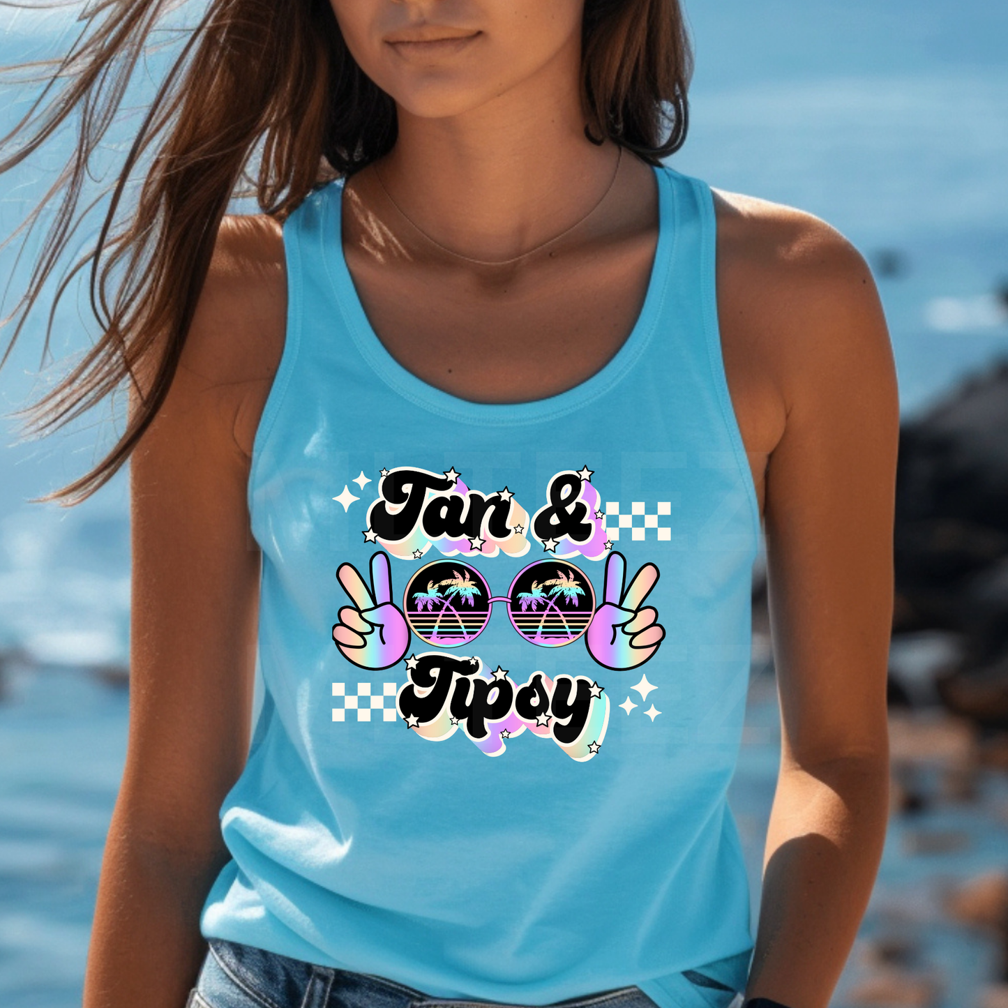 Tanned & Tipsy (10) DTF Direct To Film