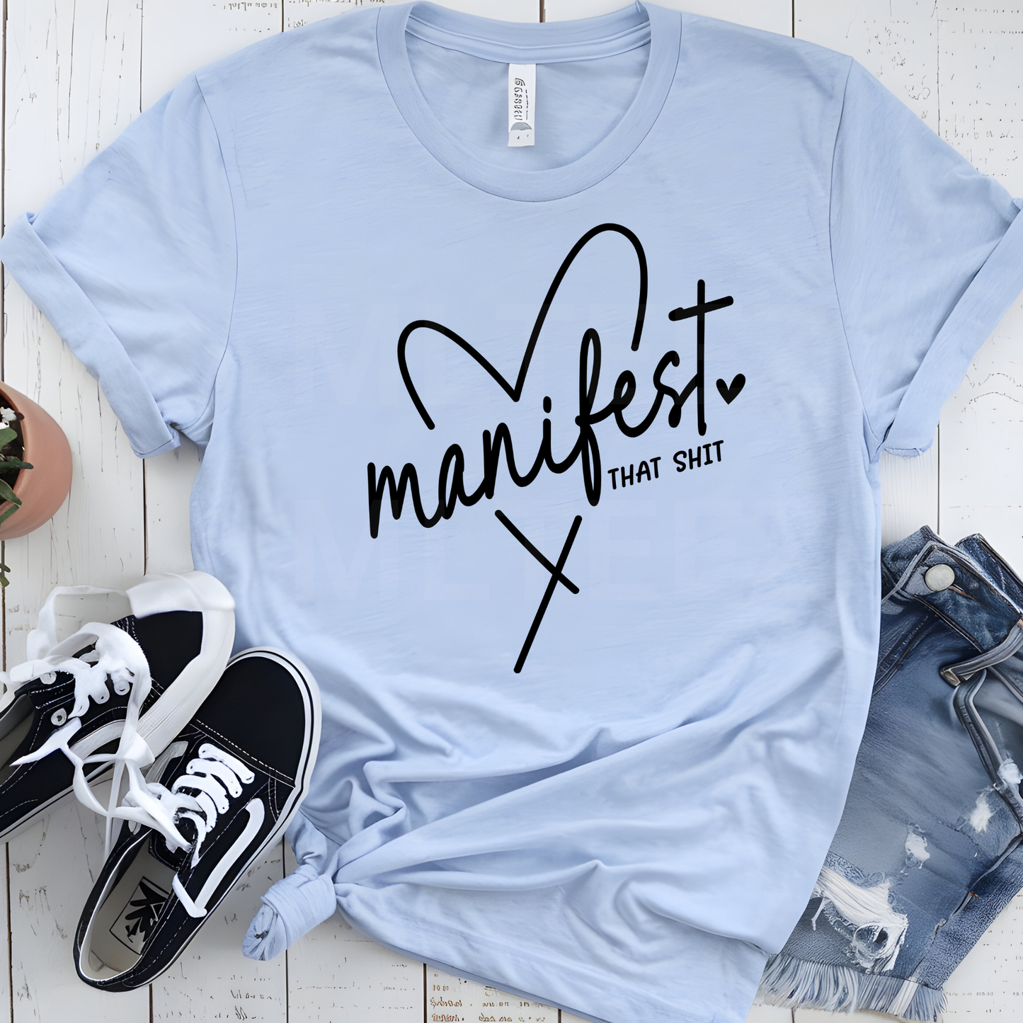 Manifest That Shit (Black) DTF Direct To Film