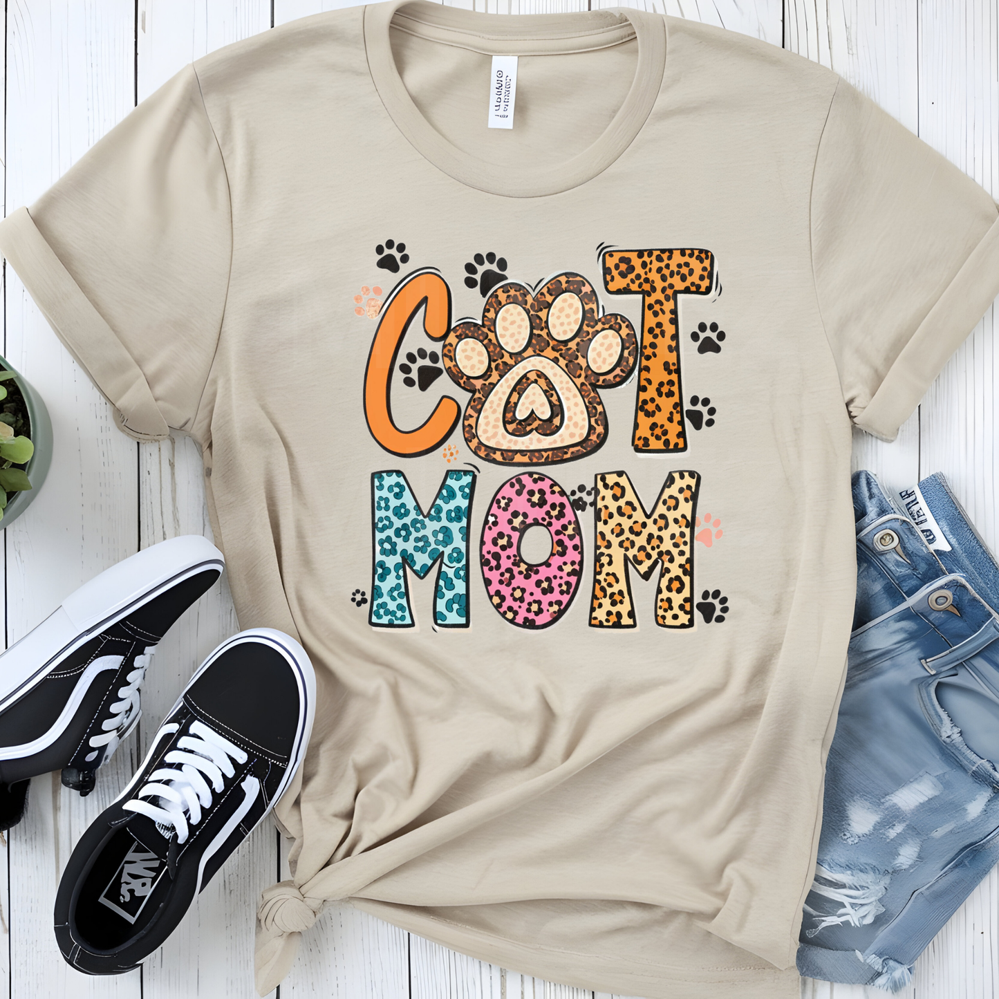 Cat Mom (2) DTF Direct To Film