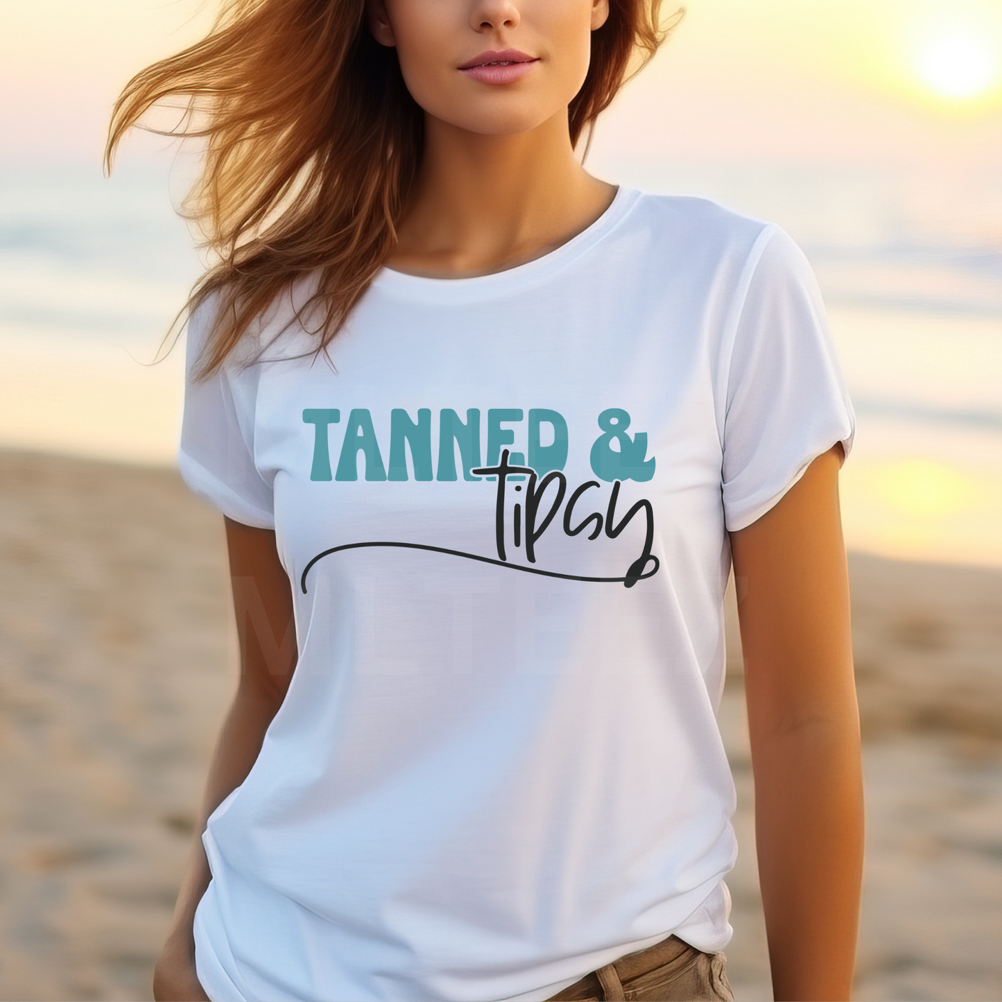 Tanned & Tipsy (12) DTF Direct To Film