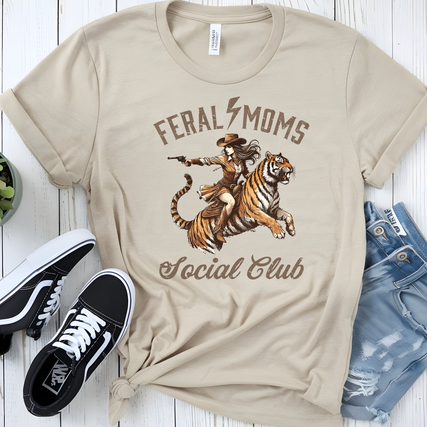 Feral Moms Social Club (1) DTF Direct To Film