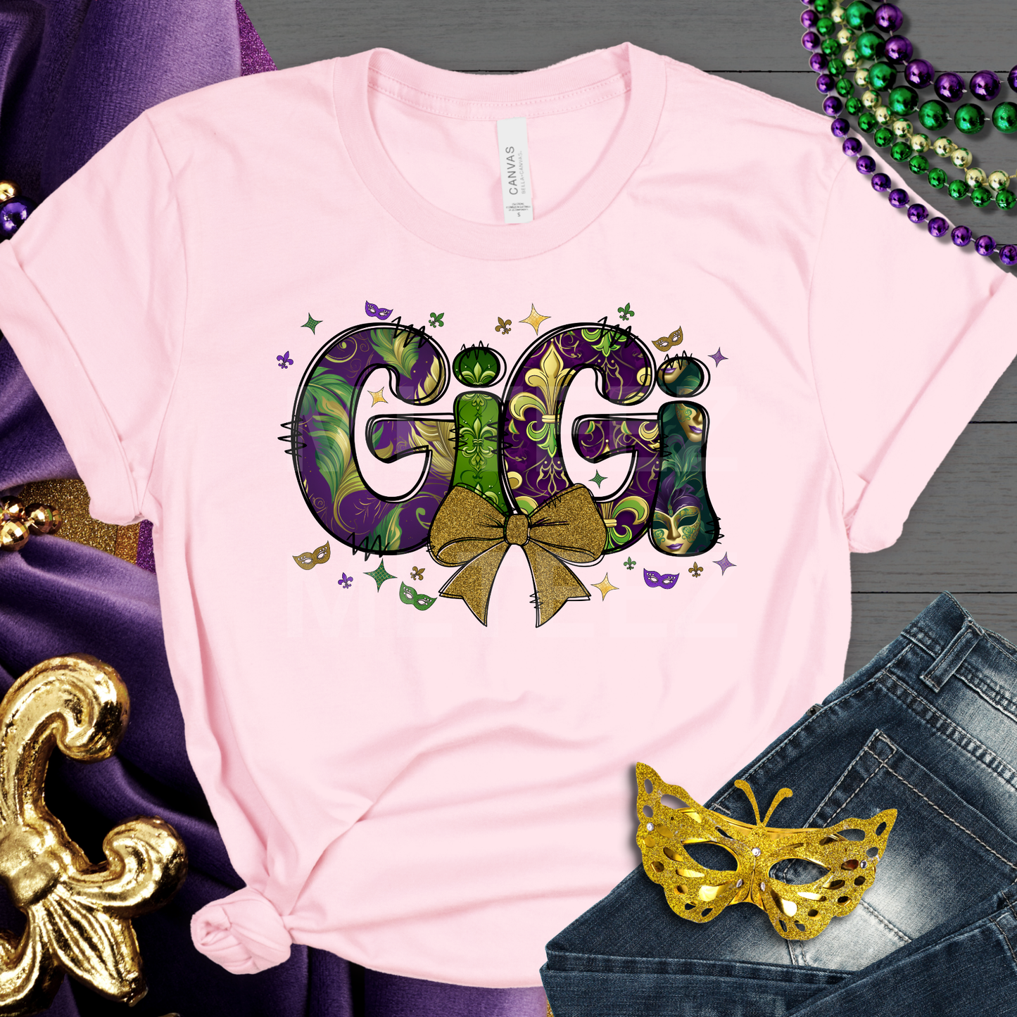 GiGi (Mardi Gras) (2) DTF Direct To Film