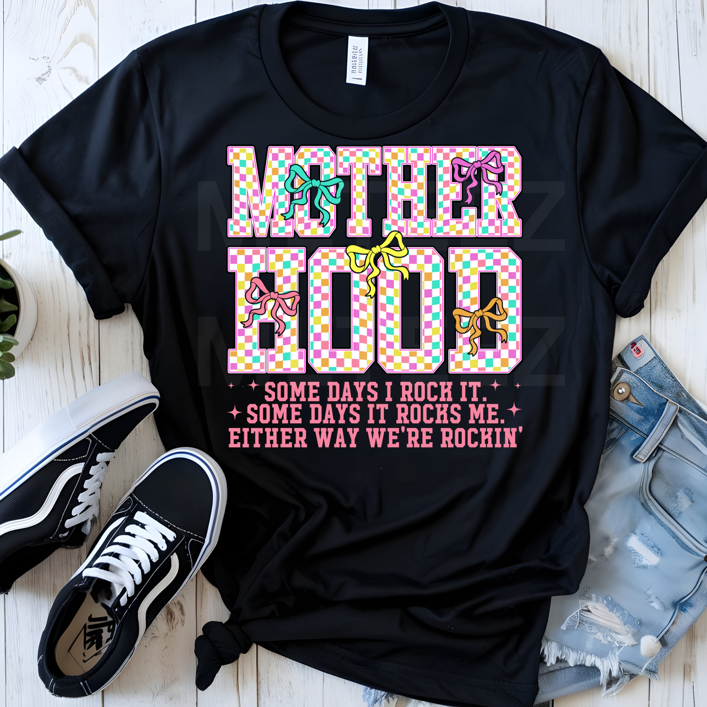 Motherhood Some Days I Rock It.. (4) DTF Direct To Film