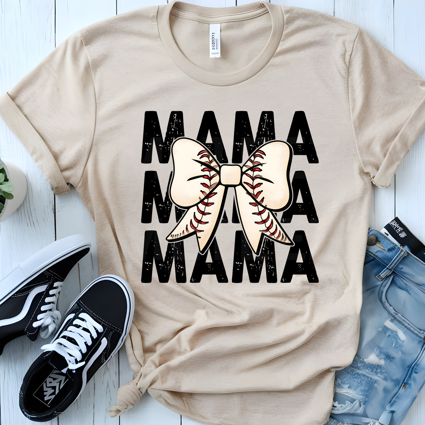 Mama (Baseball) (8) DTF Direct To Film