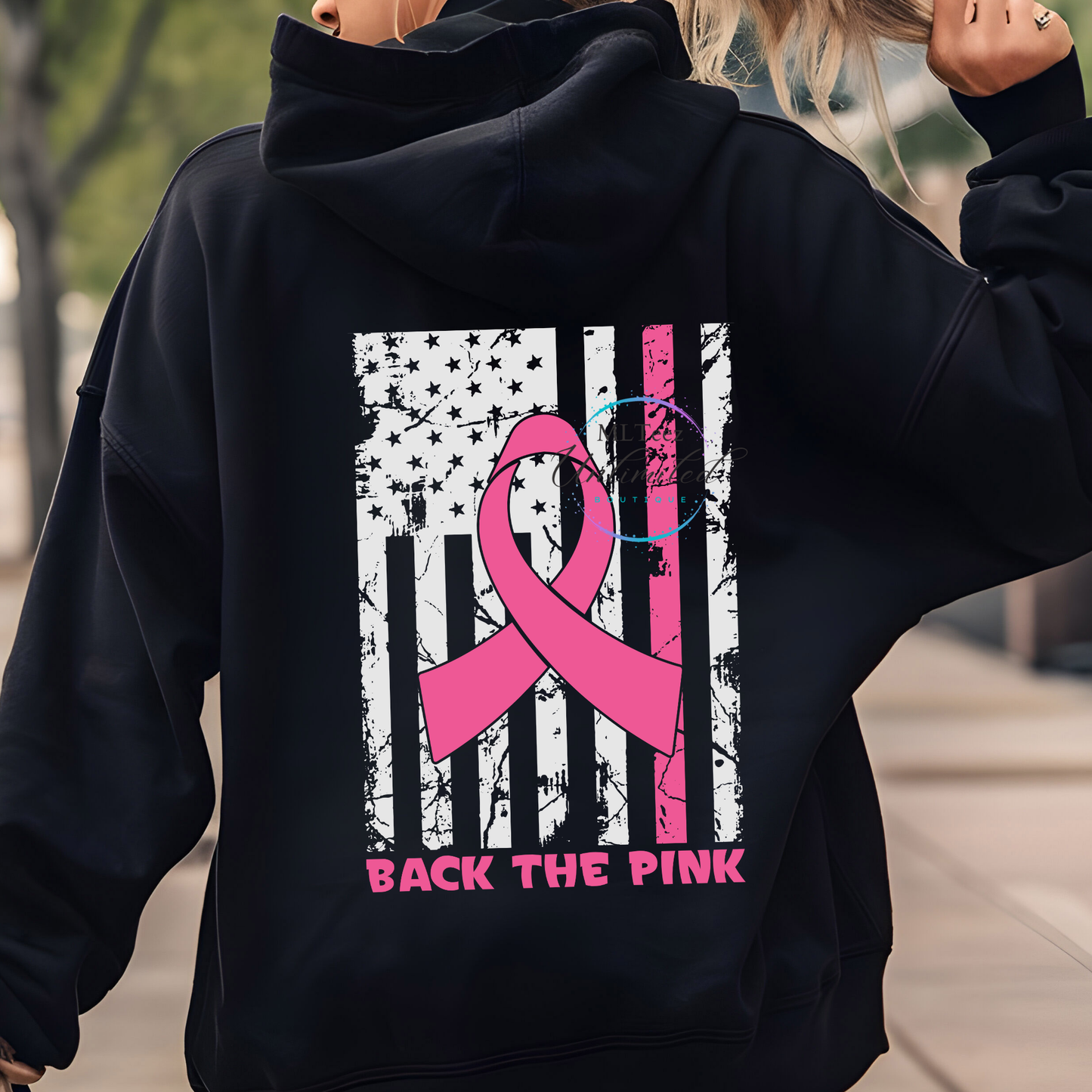 Back The Pink (Breast Cancer) (2) DTF Direct To Film