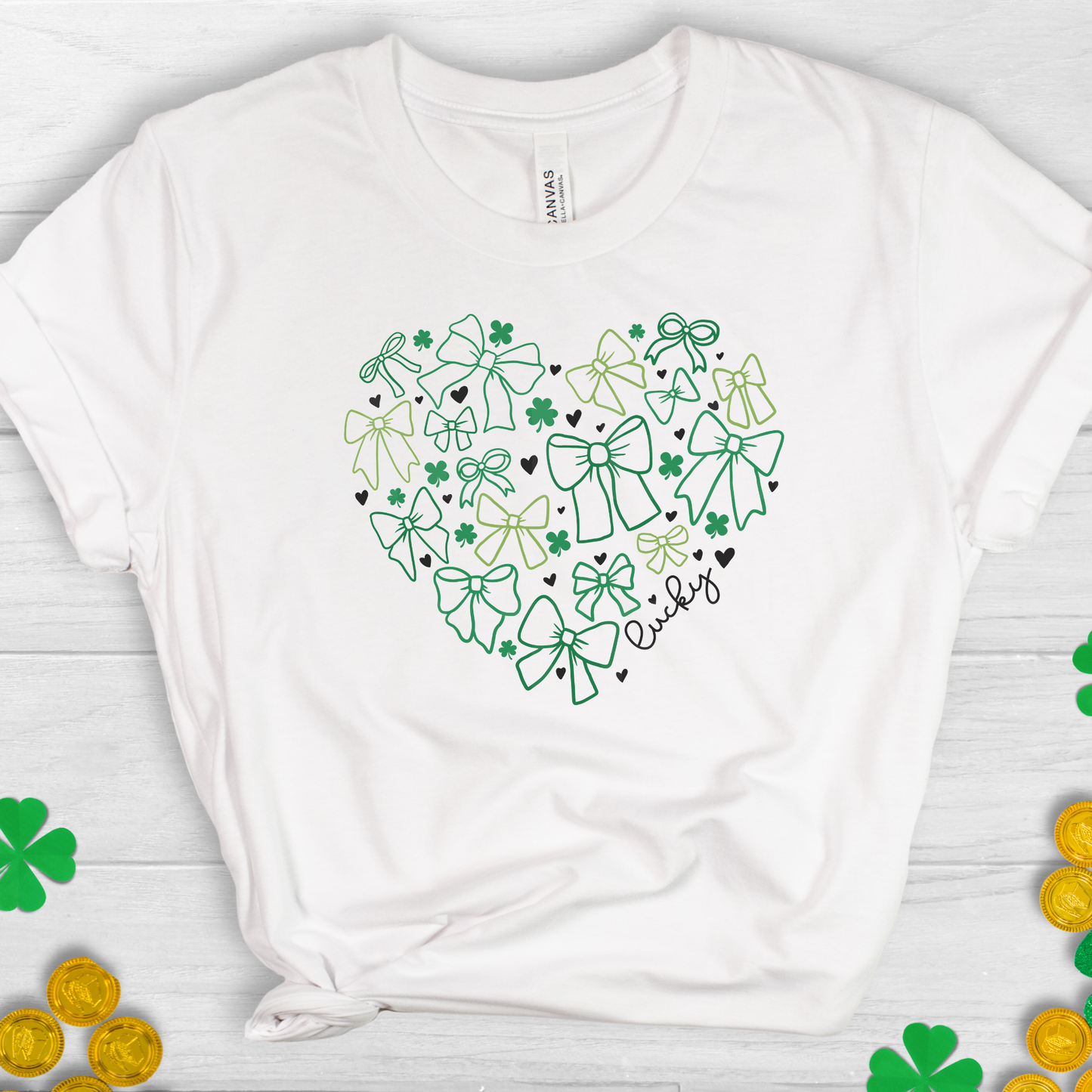 St. Patrick's Day Heart (5) DTF Direct To Film