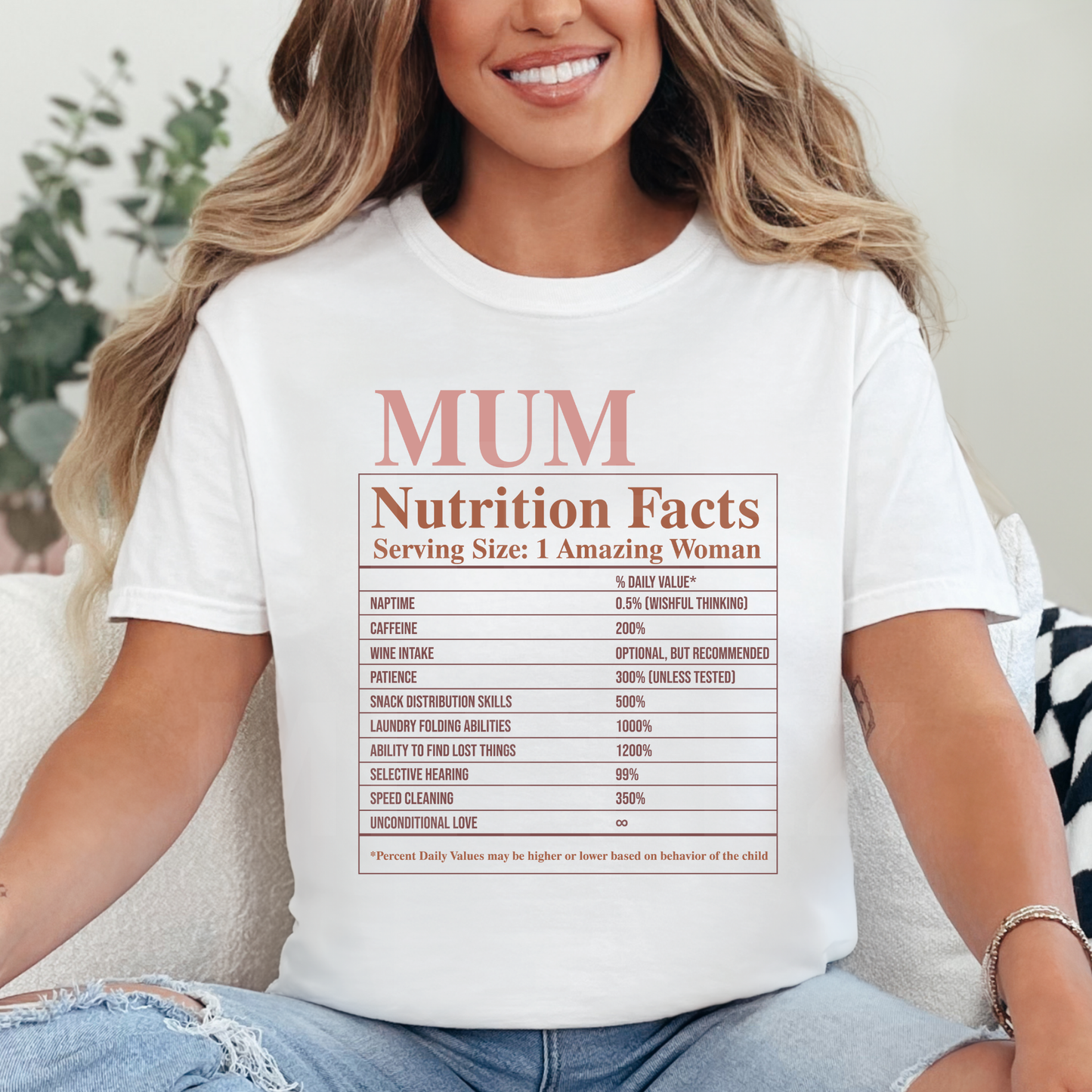 Mum Nutrition Facts (2) DTF Direct To Film