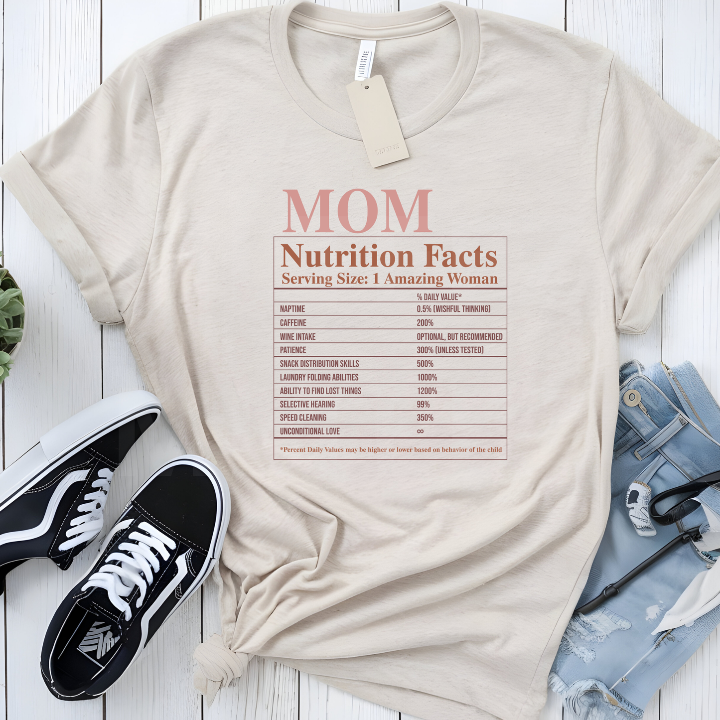 Mom Nutrition Facts (1) DTF Direct To Film