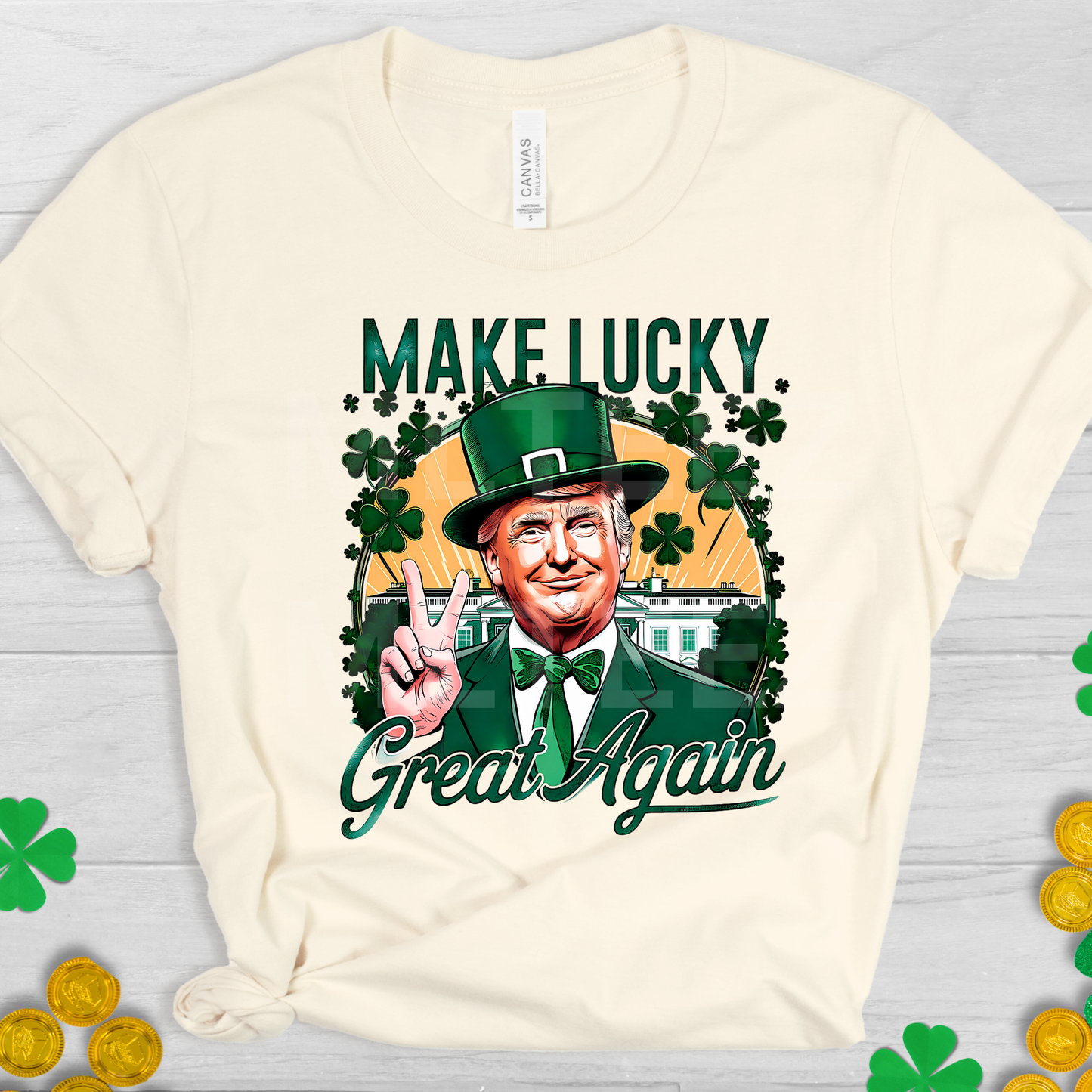 Make Lucky Great Again (2) DTF Direct To Film