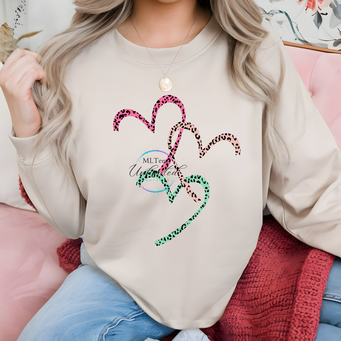 Leopard Hearts (1) DTF Direct To Film