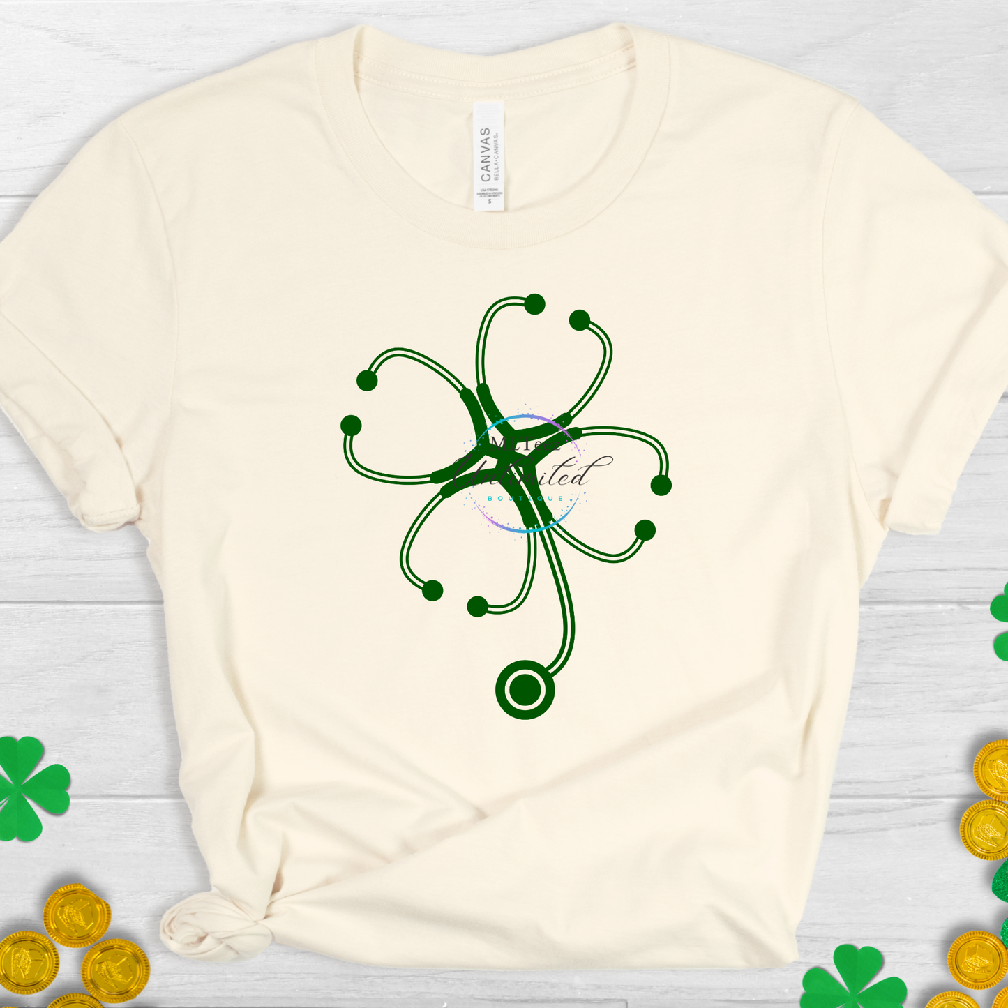 Stethoscope Shamrock DTF Direct To Film