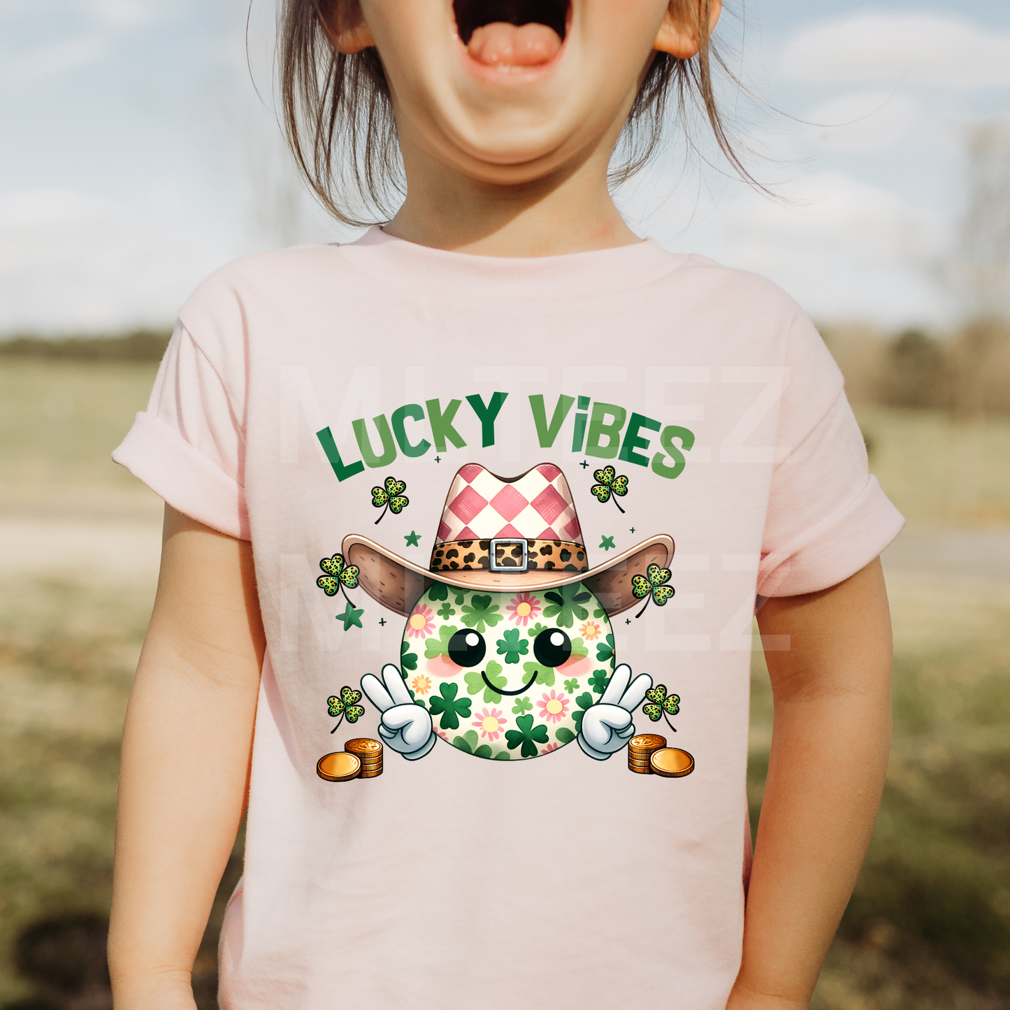 Lucky Vibes (2) DTF Direct To Film