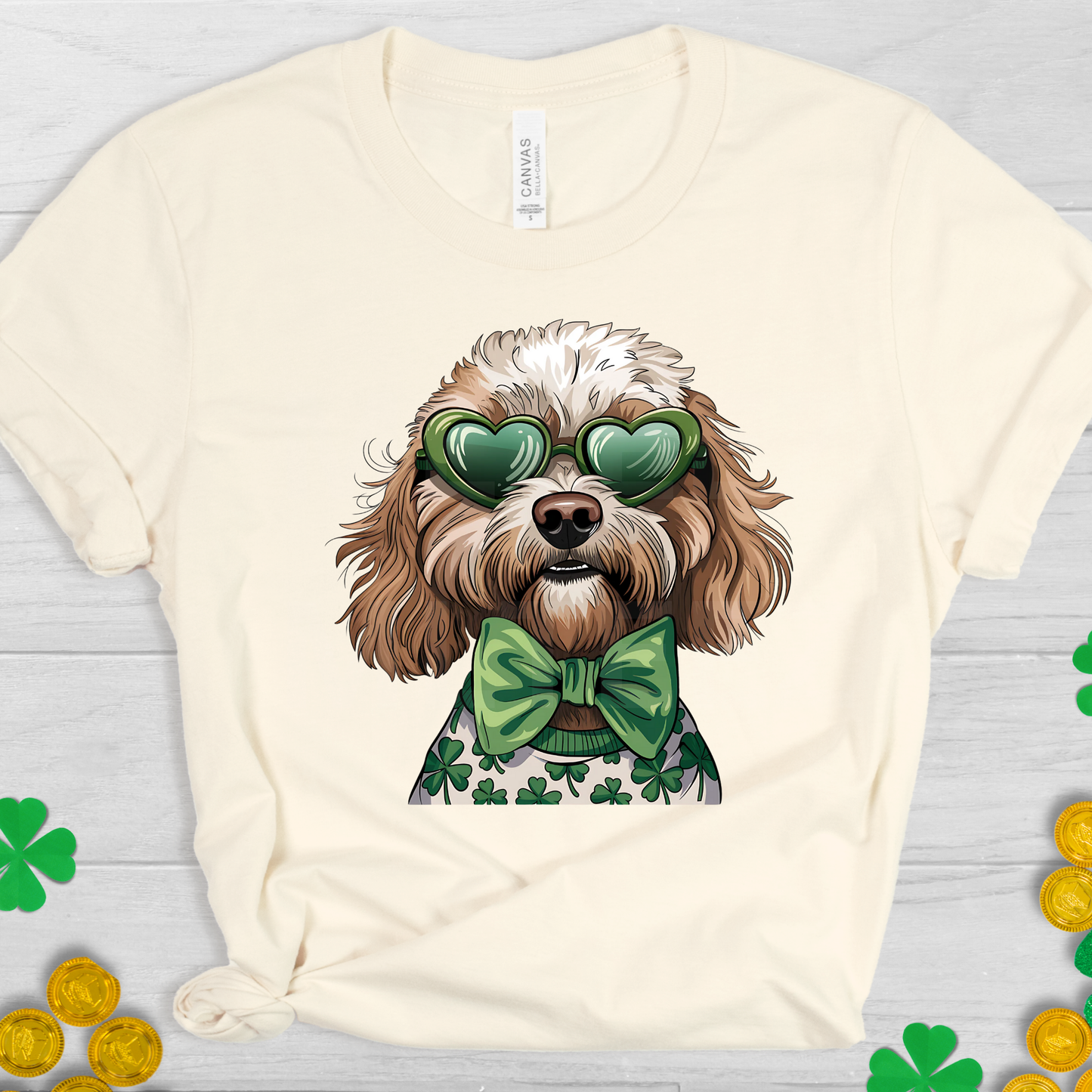 St. Patrick's Day Dog (1) DTF Direct To Film