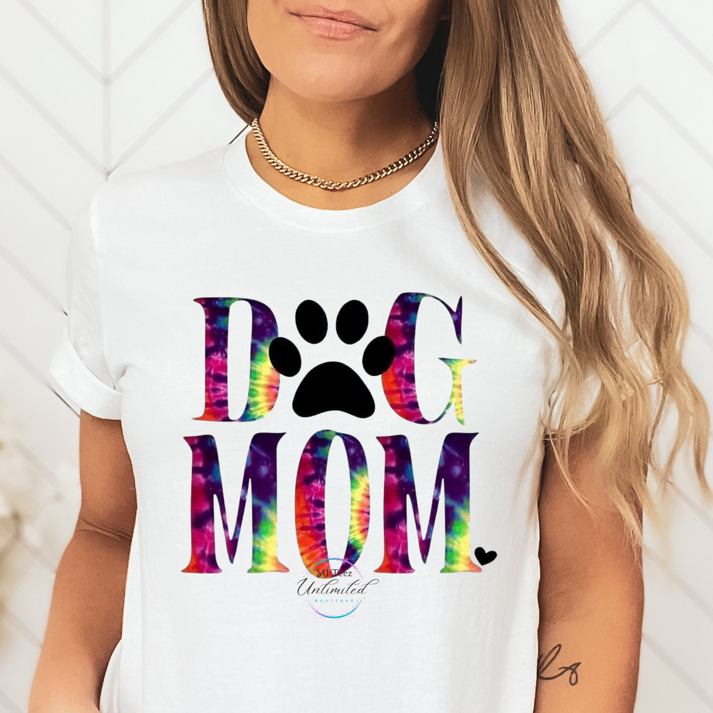 Dog Mom (Tie Dye) DTF Direct To Film