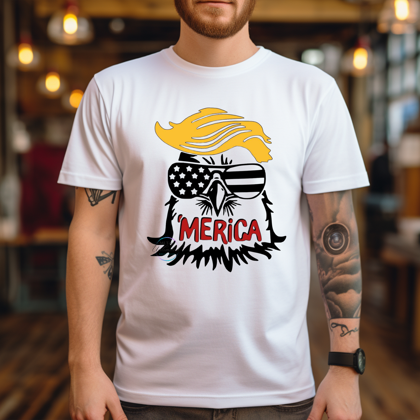 'Merica (Eagle/Trump Hair) DTF Direct To Film