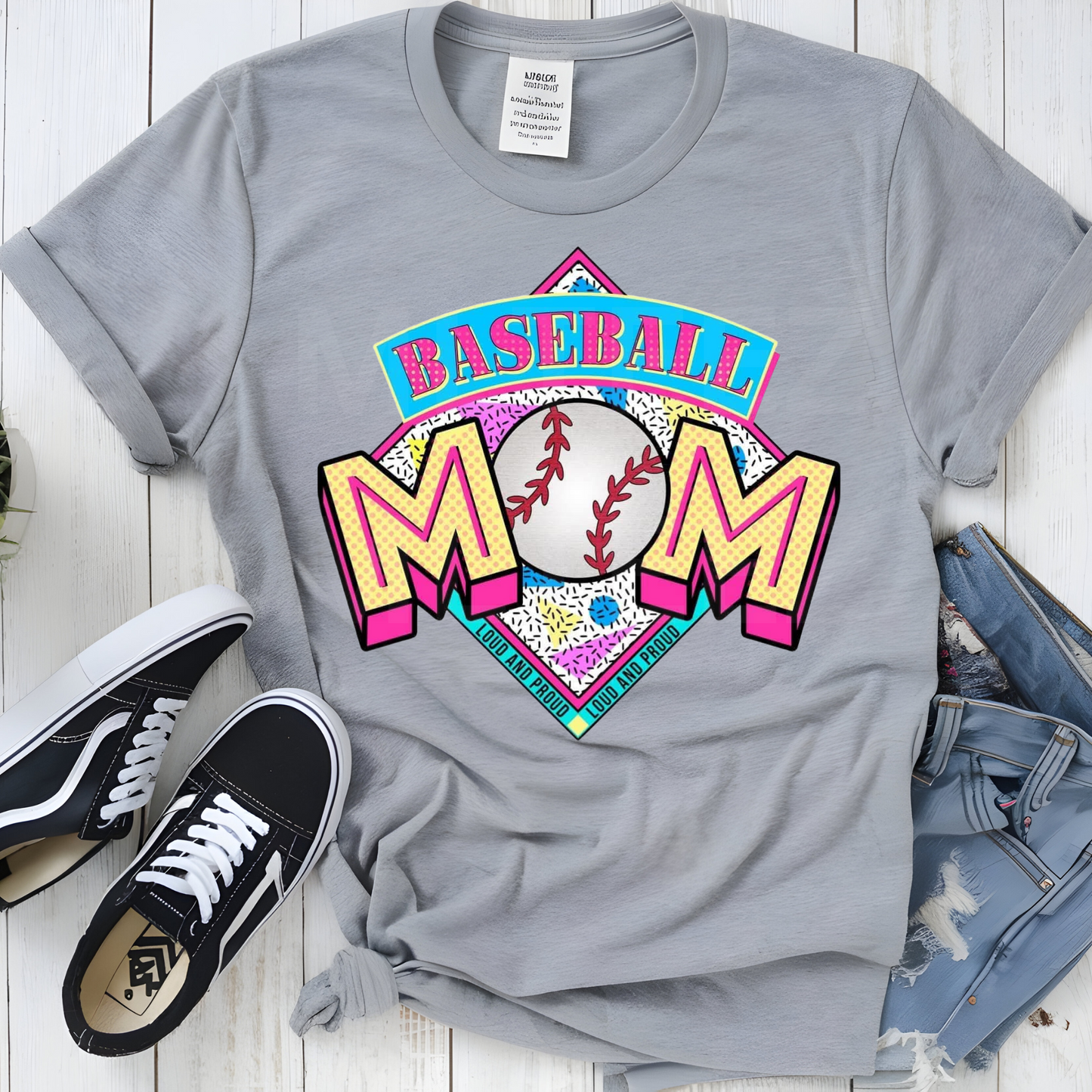 Baseball Mom (19) DTF Direct To Film