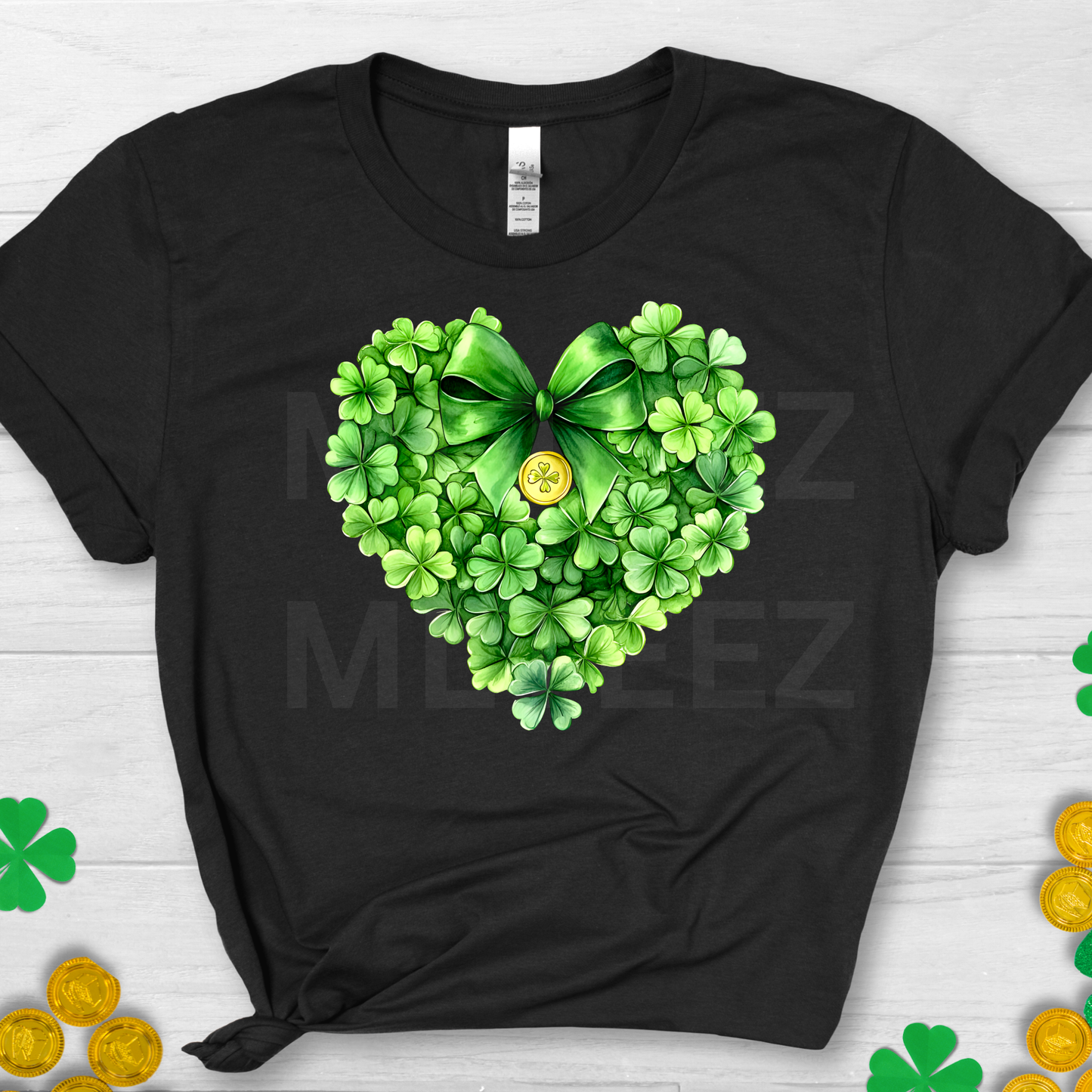 St. Patrick's Day Heart (3) DTF Direct To Film