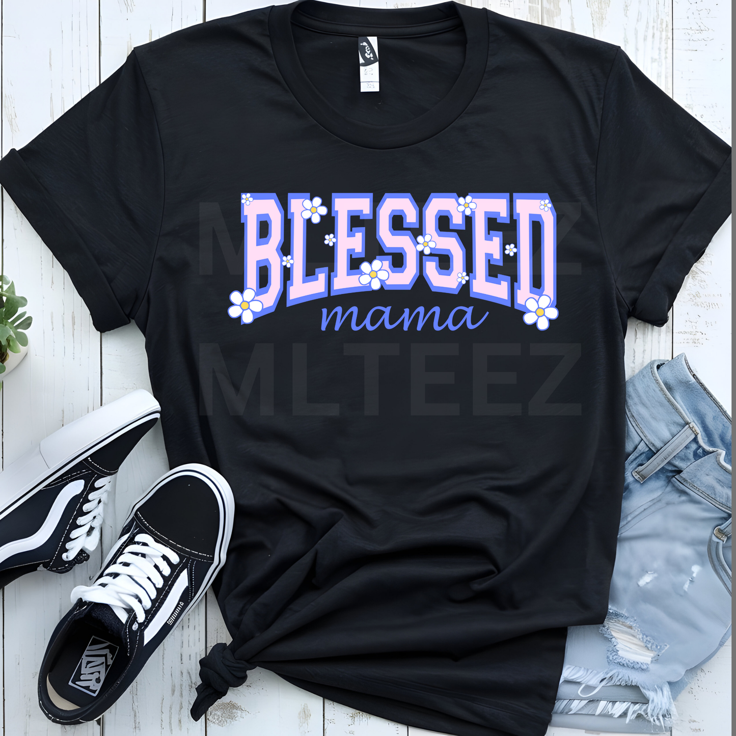 Blessed Mama (4) DTF Direct To Film