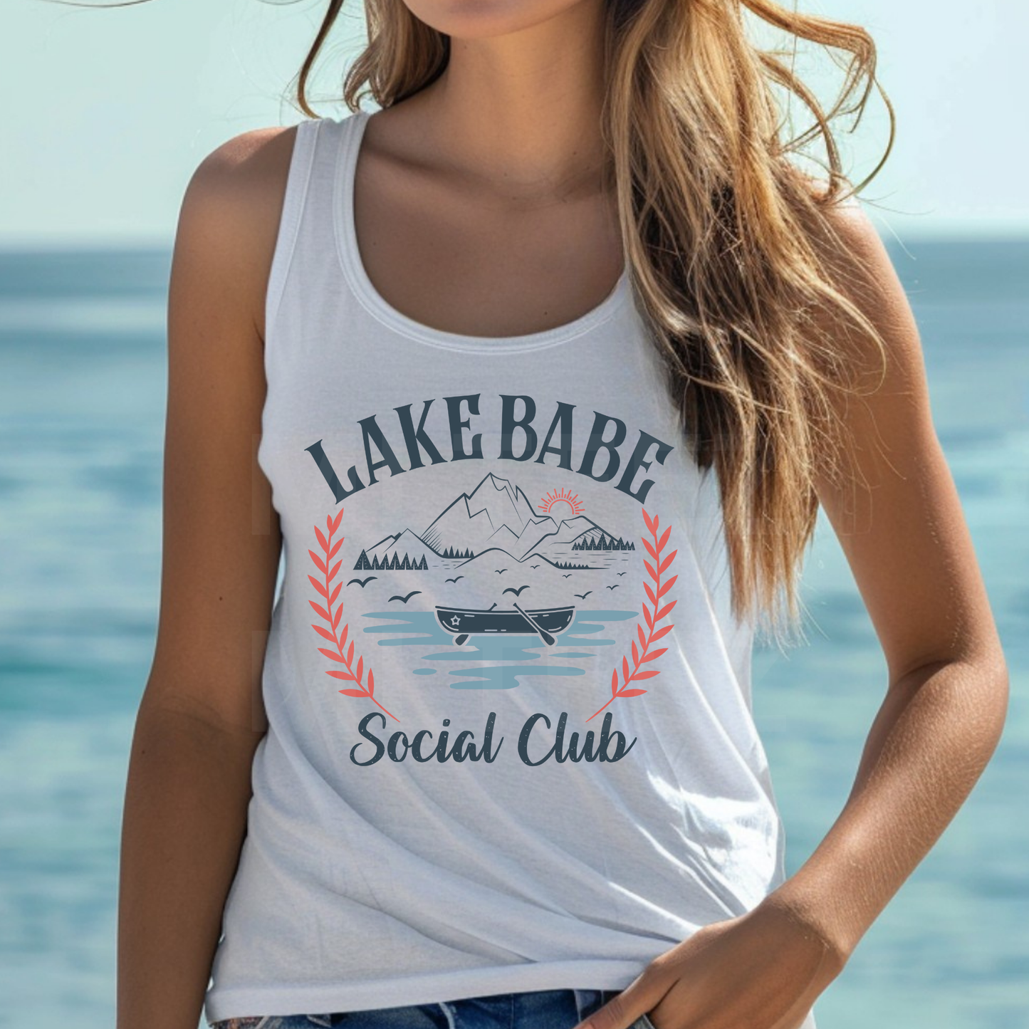 Lake Babe Social Club (1) DTF Direct To Film