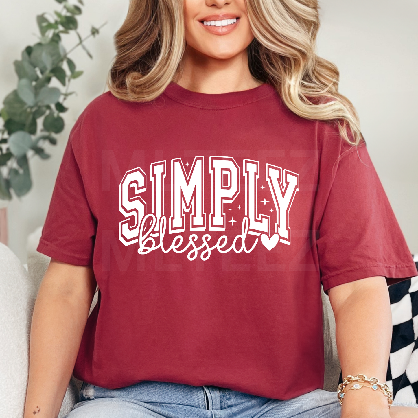 Simply Blessed (2) DTF Direct to Film