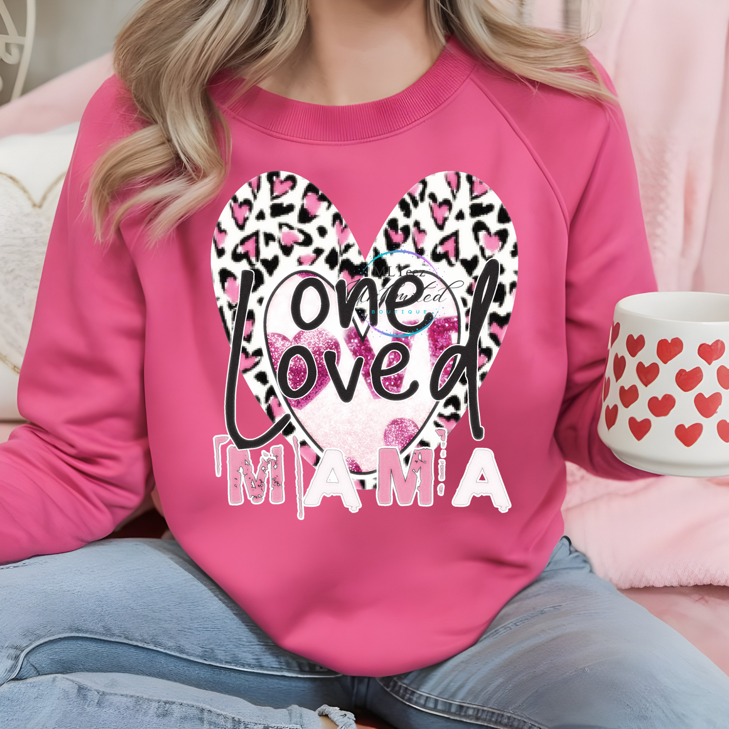 One Loved Mama (Valentine's) (3) DTF Direct To Film
