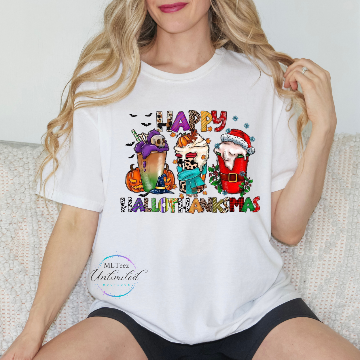 Happy Hallothankmas 38 DTF Direct To Film