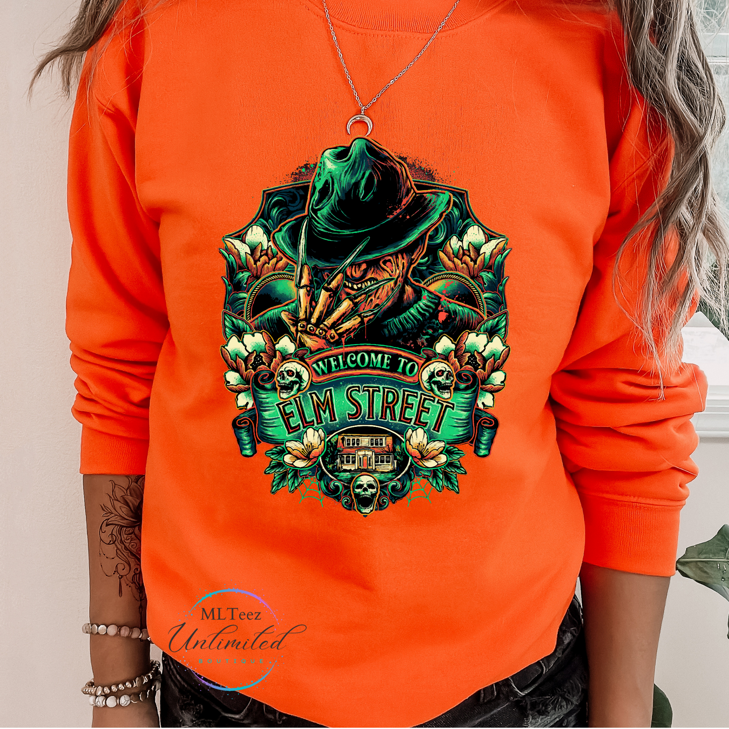 Halloween Freddy Welcome To Elm Street DTF Direct To Film