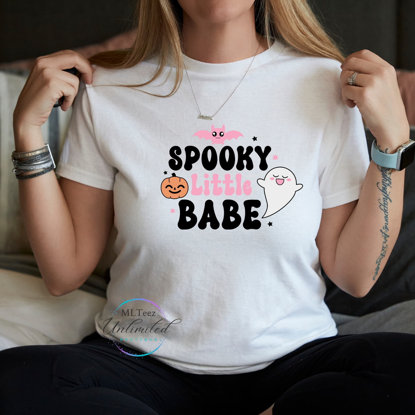 Halloween Spooky Little Babe DTF Direct To Film