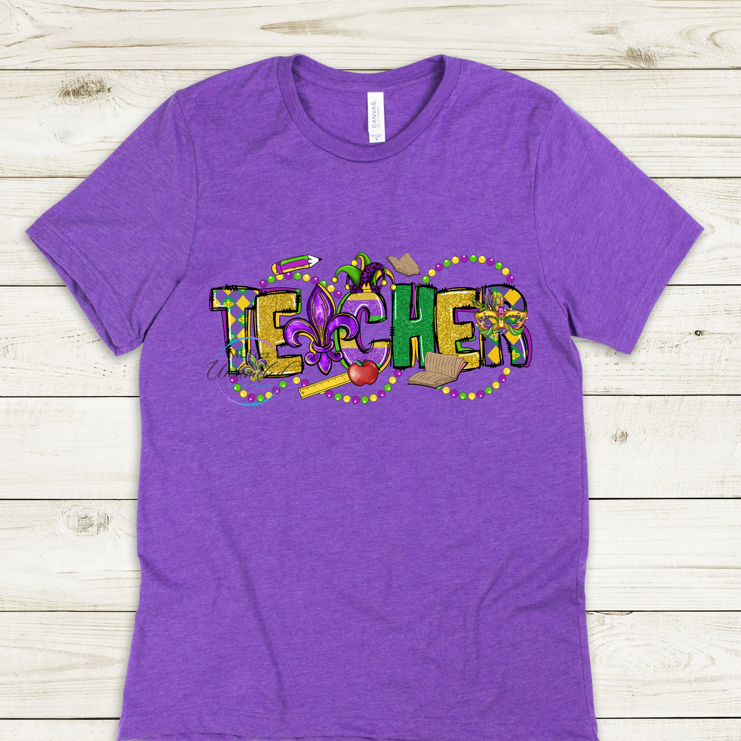 Mardi Gras Teacher DTF Direct To Film