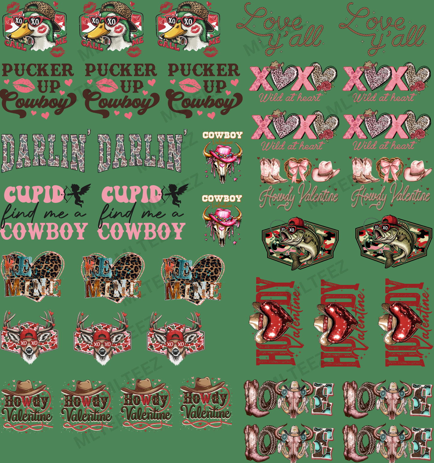 CALL ME TRUCKER HAT (1) PREMADE GANGSHEET - 22X24 DTF TRANSFERS - DIRECT TO FILM