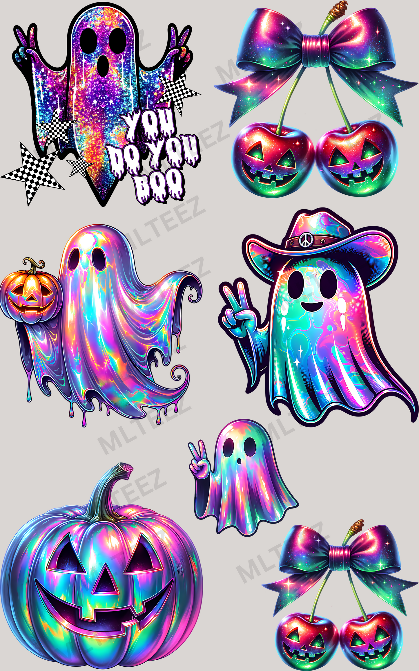 YOU DO YOU BOO PREMADE GANGSHEET - 22X36 DTF TRANSFERS - DIRECT TO FILM
