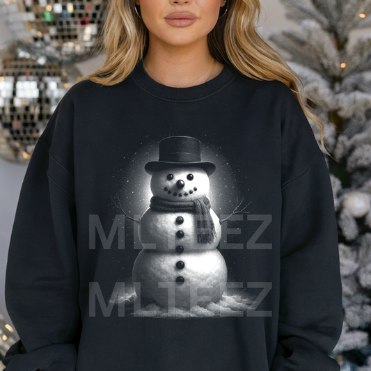 Christmas Snowman (1) DTF Direct to Film