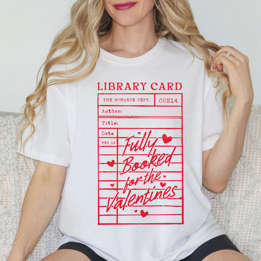Fully Booked For Valentines (3) DTF Direct To Film