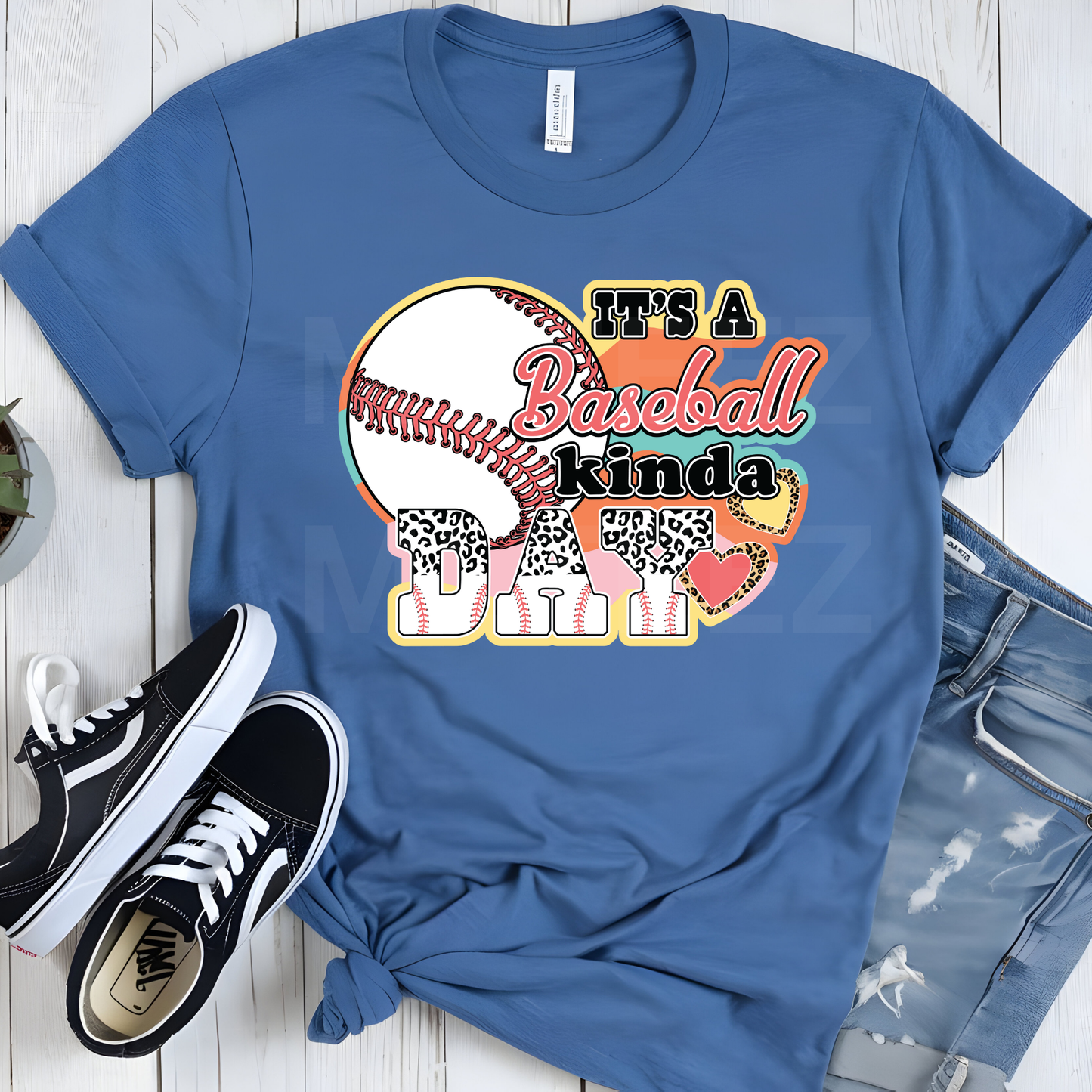 It's A Baseball Kinda Day (1) DTF Direct To Film