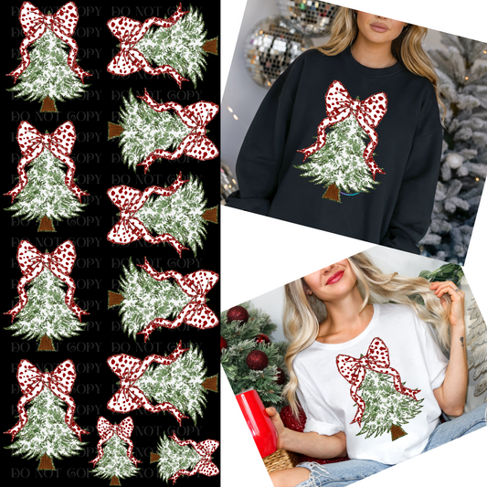 GREEN FLOWERED CHRISTMAS TREES SANTA NOVEMBER SPECIALS