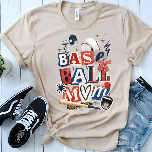 Baseball Mom (45) DTF Direct To Film