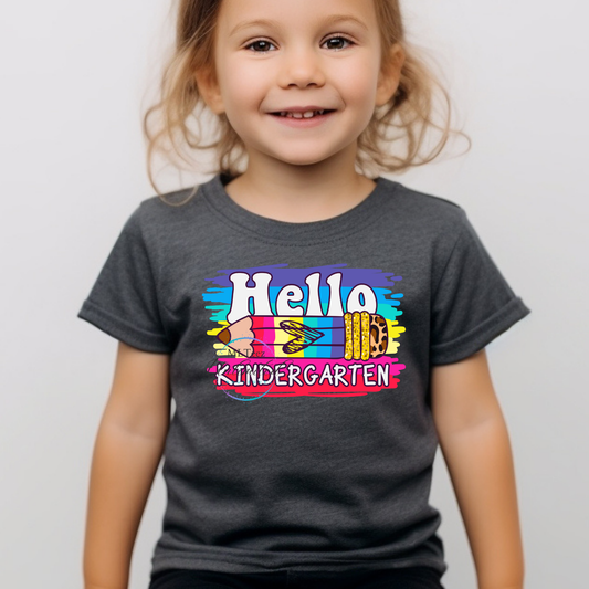 Hello Kindergarten DTF Direct To Film