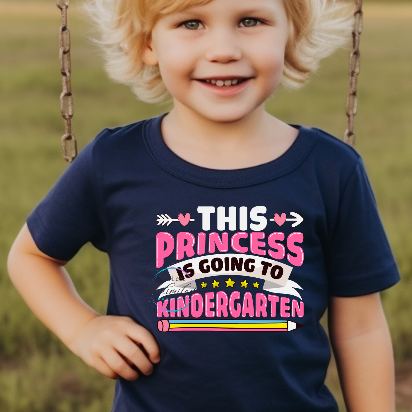 This Princess Is Going To Kindergarten DTF Direct To Film